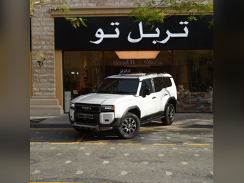Toyota  Prado  TX Turbo  2025  Automatic  20,425 Km  4 Cylinder  Four Wheel Drive (4WD)  SUV  White  With Warranty