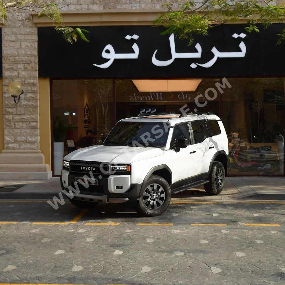 Toyota  Prado  TX Turbo  2025  Automatic  20,425 Km  4 Cylinder  Four Wheel Drive (4WD)  SUV  White  With Warranty