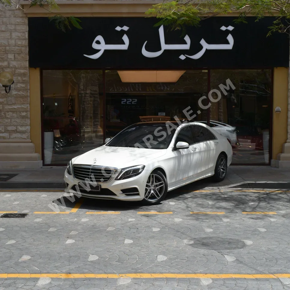 Mercedes-Benz S-Class 500 2015 Automatic 97,400 Km 8 Cylinder Rear Wheel Drive (RWD) Sedan White