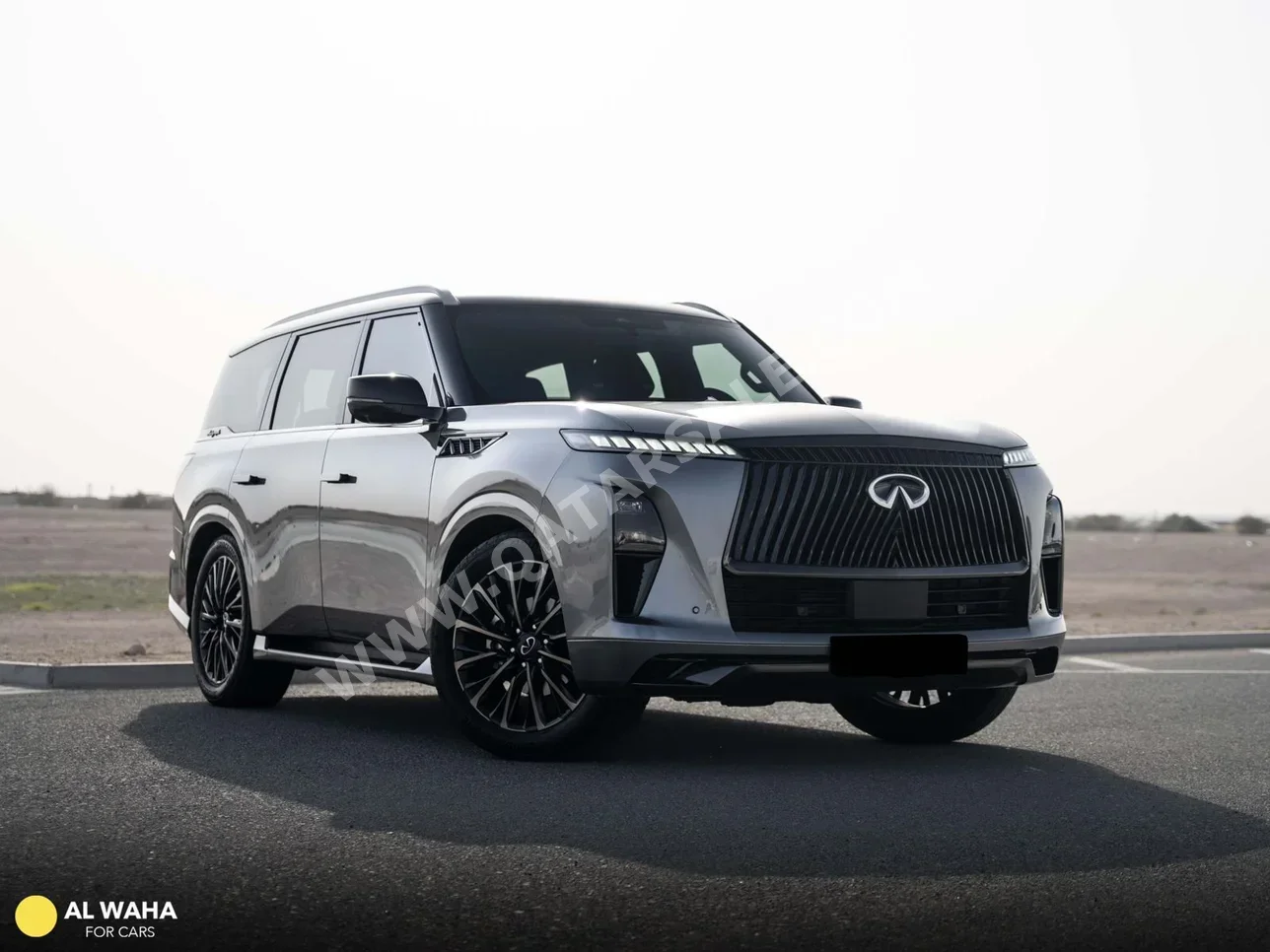 Infiniti  QX  80  2025  Automatic  27,000 Km  8 Cylinder  Four Wheel Drive (4WD)  SUV  Gray  With Warranty