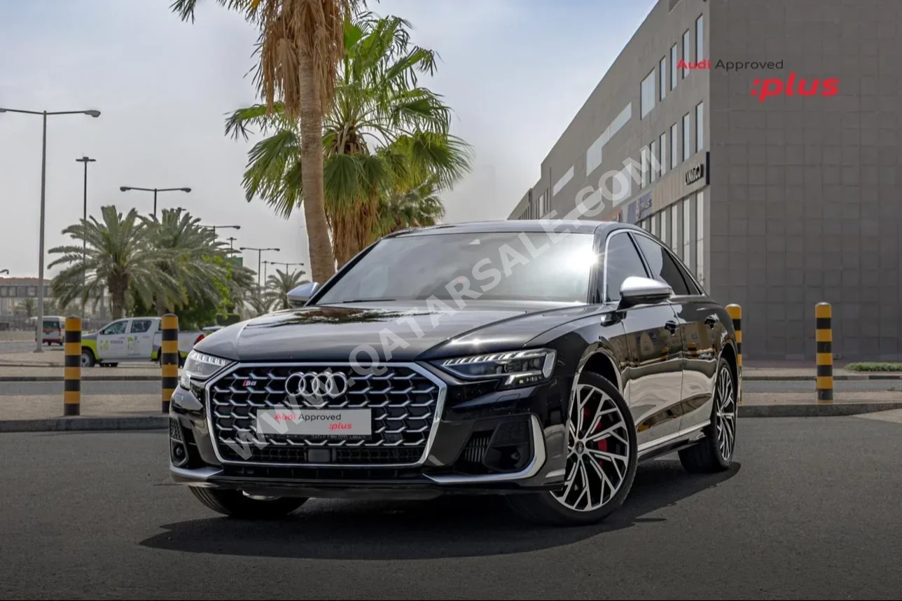 Audi  S  8  2025  Automatic  12,000 Km  8 Cylinder  All Wheel Drive (AWD)  Sedan  Black  With Warranty
