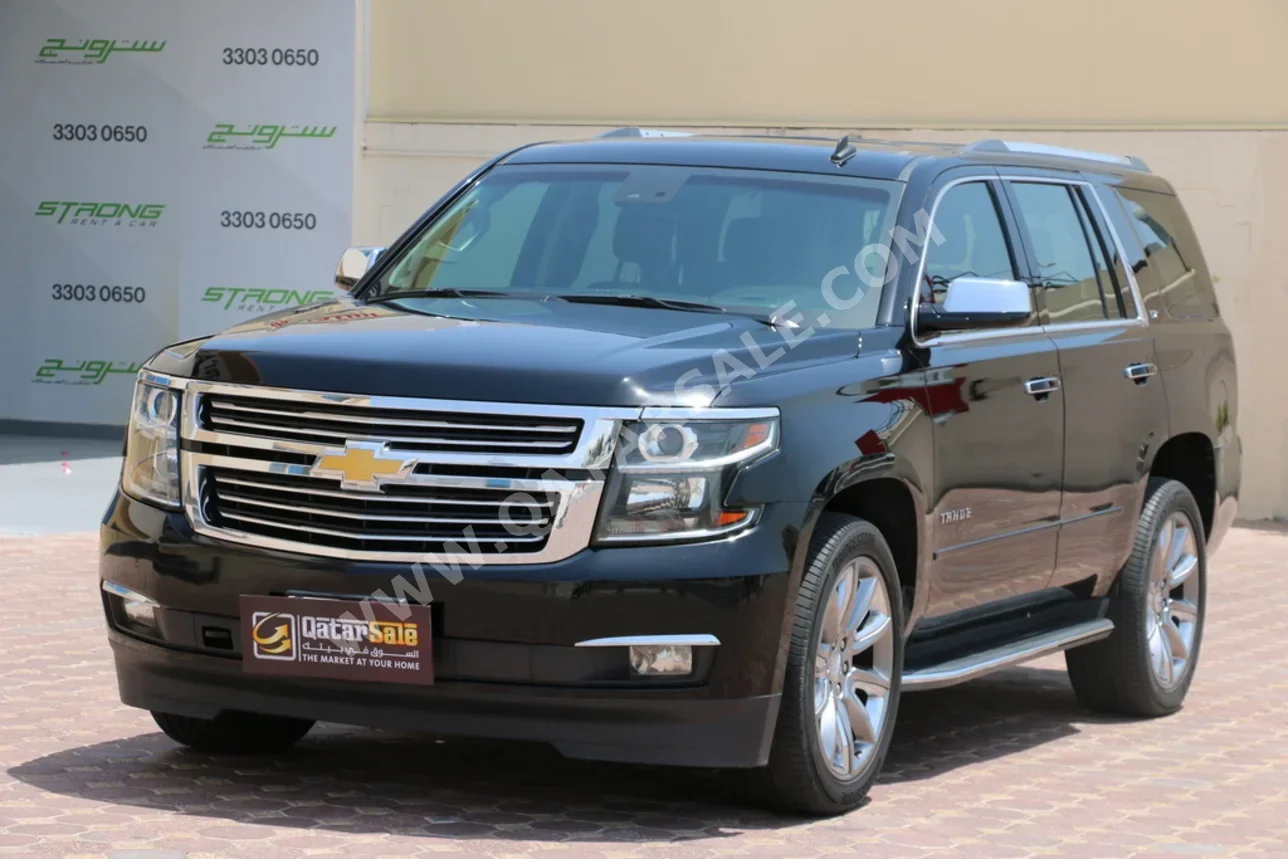 Chevrolet  Tahoe  LTZ  2015  Automatic  53,000 Km  8 Cylinder  Four Wheel Drive (4WD)  SUV  Black