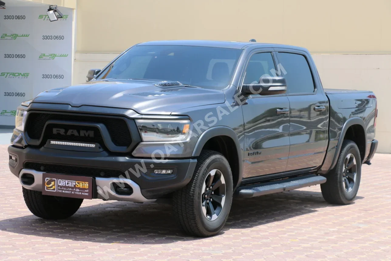 Dodge  Ram  Rebel  2022  Automatic  95,000 Km  8 Cylinder  Four Wheel Drive (4WD)  Pick Up  Gray  With Warranty