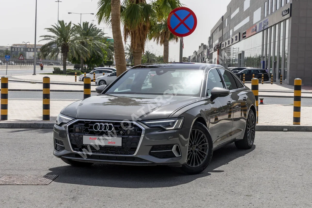 Audi  A6  2.0 T  2025  Automatic  30,000 Km  4 Cylinder  Front Wheel Drive (FWD)  Sedan  Gray  With Warranty