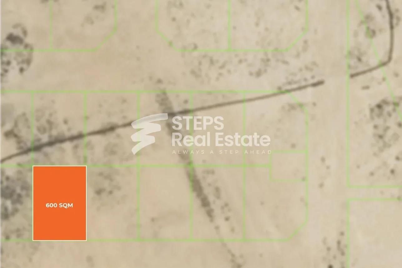 Lands For Sale  in Al Wakrah  - Al Wakrah  -Area Size 600 Square Meter
