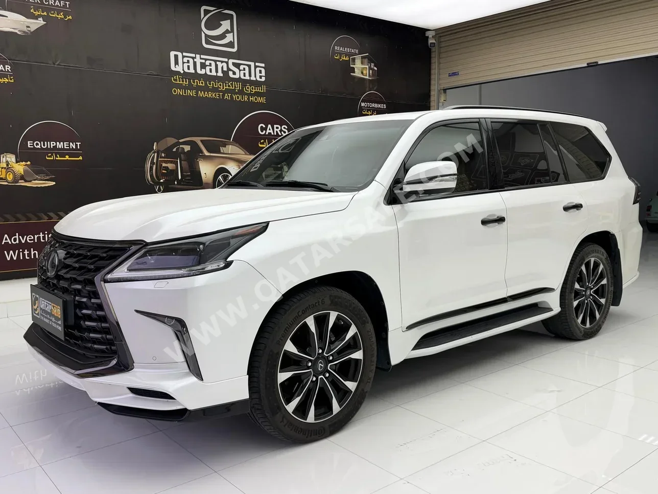 Lexus  LX  570 S Black Edition  2021  Automatic  87,000 Km  8 Cylinder  Four Wheel Drive (4WD)  SUV  White