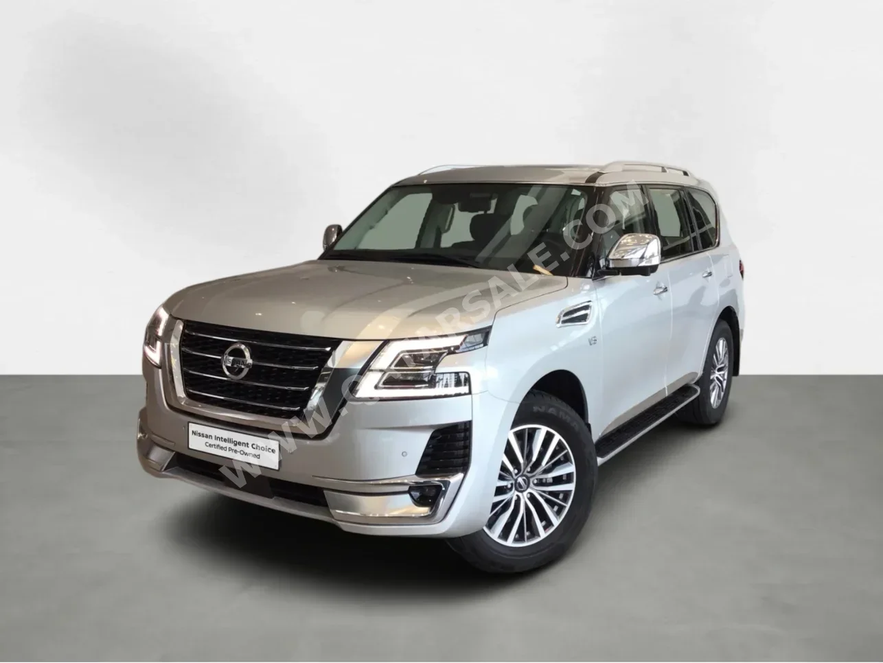 Nissan Patrol LE Platinum 2021 Automatic 85,000 Km 8 Cylinder Four Wheel Drive (4WD) SUV Silver With Warranty