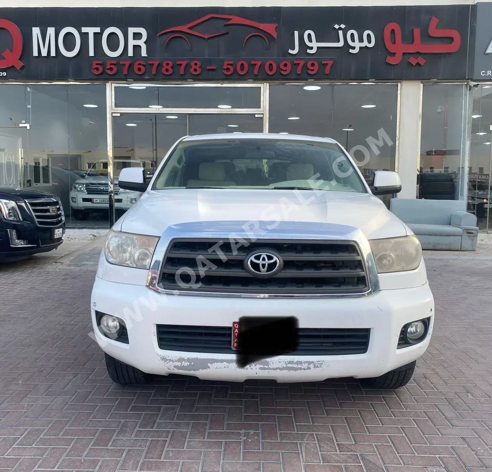 تويوتا  سكويا  اس ار 5  2012  اوتوماتيك  309,000 كم  8 سلندر  دفع رباعي  اس يو في  أبيض