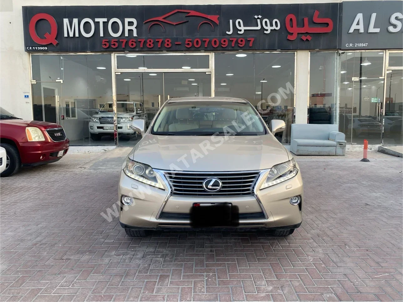 Lexus RX 350 2015 Automatic 138,000 Km 6 Cylinder Four Wheel Drive (4WD) SUV Gold
