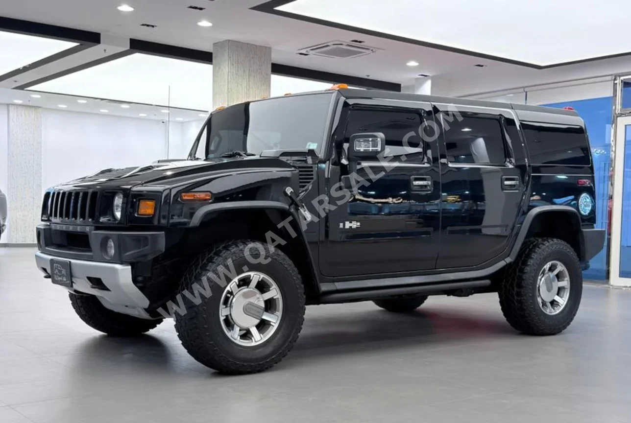 همر  اتش 2  2008  اوتوماتيك  174,000 كم  8 سلندر  دفع رباعي  اس يو في  أسود