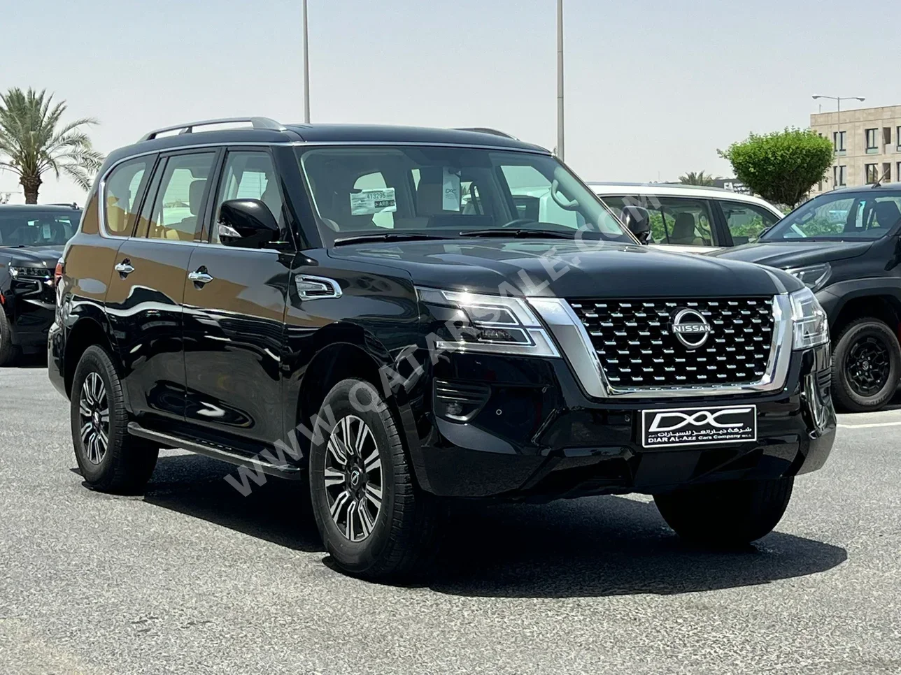 Nissan  Patrol  SE  2023  Automatic  65,000 Km  6 Cylinder  Four Wheel Drive (4WD)  SUV  Black