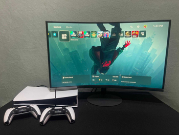 Monitors Samsung / 32 Inch Black HDMI Curved Screen Wide Screen