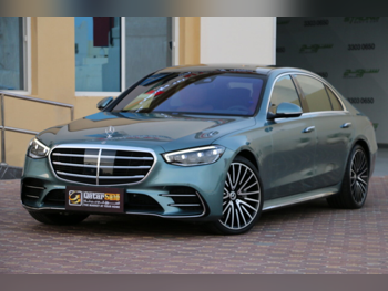 Mercedes-Benz S-Class 500 2025 Automatic 0 Km 6 Cylinder Rear Wheel Drive (RWD) Sedan Green With Warranty