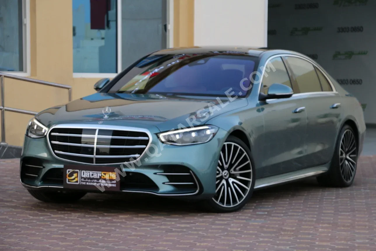 Mercedes-Benz S-Class 500 2025 Automatic 0 Km 6 Cylinder Rear Wheel Drive (RWD) Sedan Green With Warranty