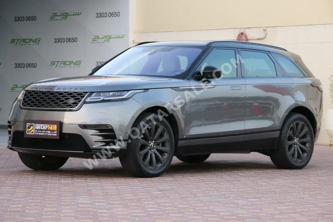 Range Rover R Dynamic 2018 Dooe Land Rover Range Rover Velar R-Dynamic Gray 2018 For Sale in Qatar