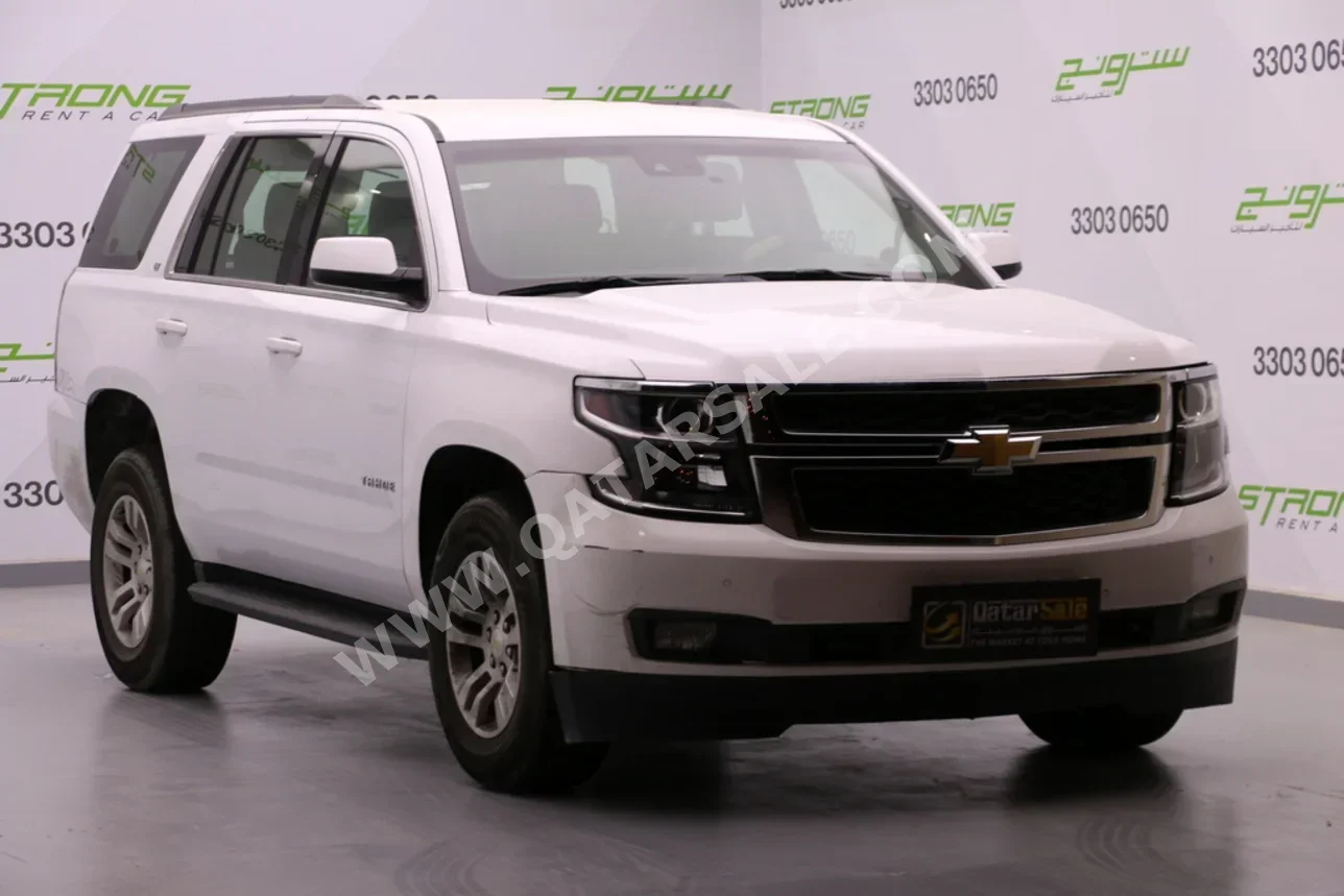 Chevrolet Tahoe 2019 Automatic 164,000 Km 8 Cylinder Four Wheel Drive (4WD) SUV White