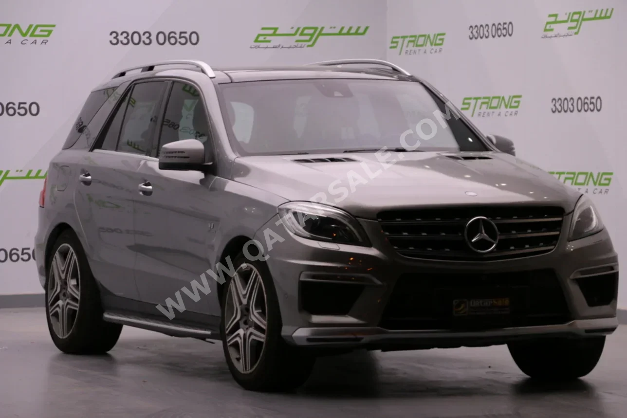 Mercedes-Benz ML 63 AMG 2015 Automatic 125,000 Km 8 Cylinder Four Wheel Drive (4WD) SUV Gray