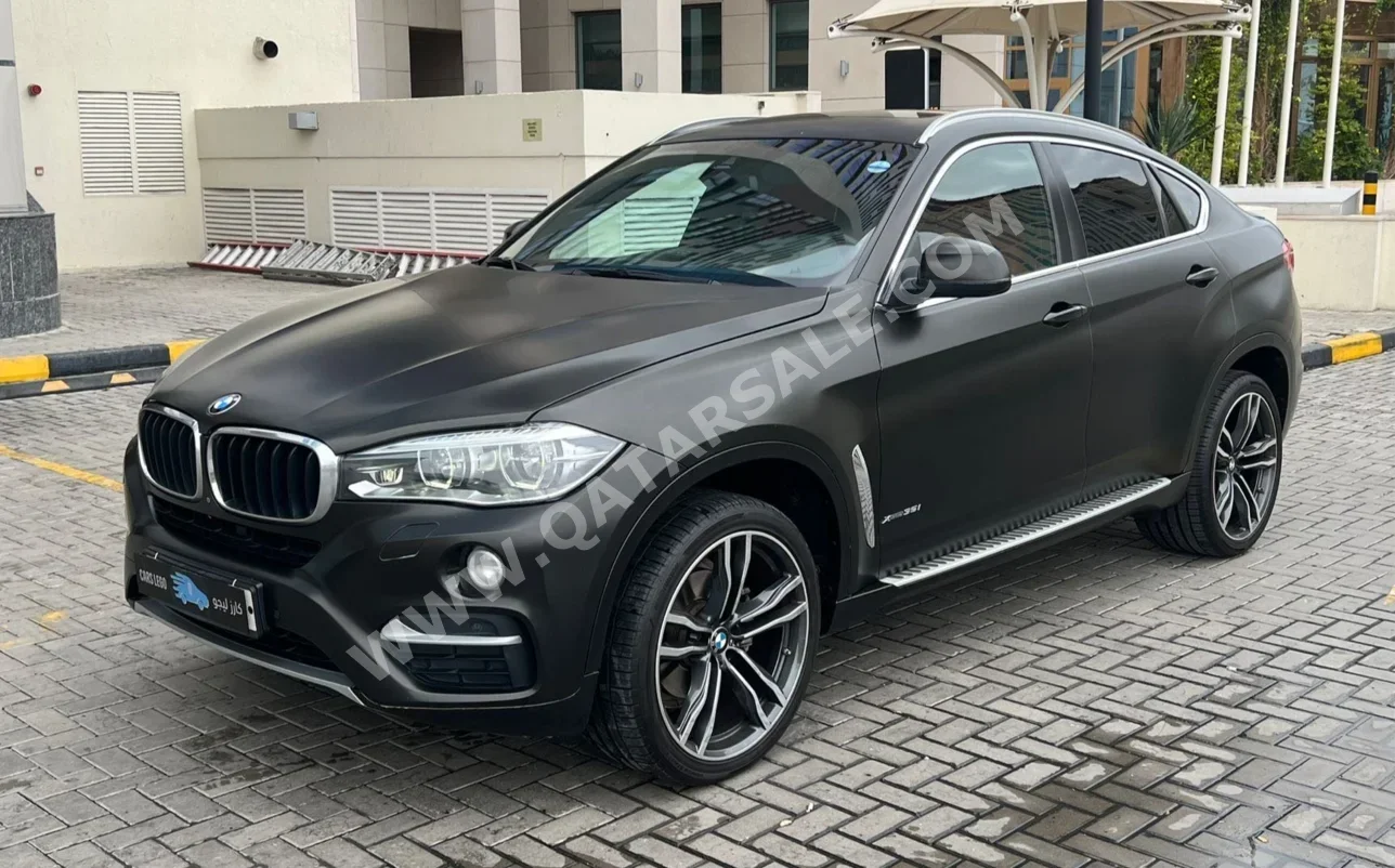 BMW  X-Series  X6  2016  Automatic  34,000 Km  6 Cylinder  Four Wheel Drive (4WD)  SUV  Black  With Warranty