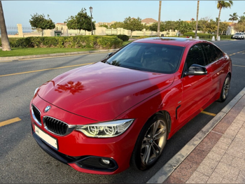 BMW 4-Series 420 I 2016 Automatic 170,000 Km 4 Cylinder Rear Wheel Drive (RWD) Sedan Red