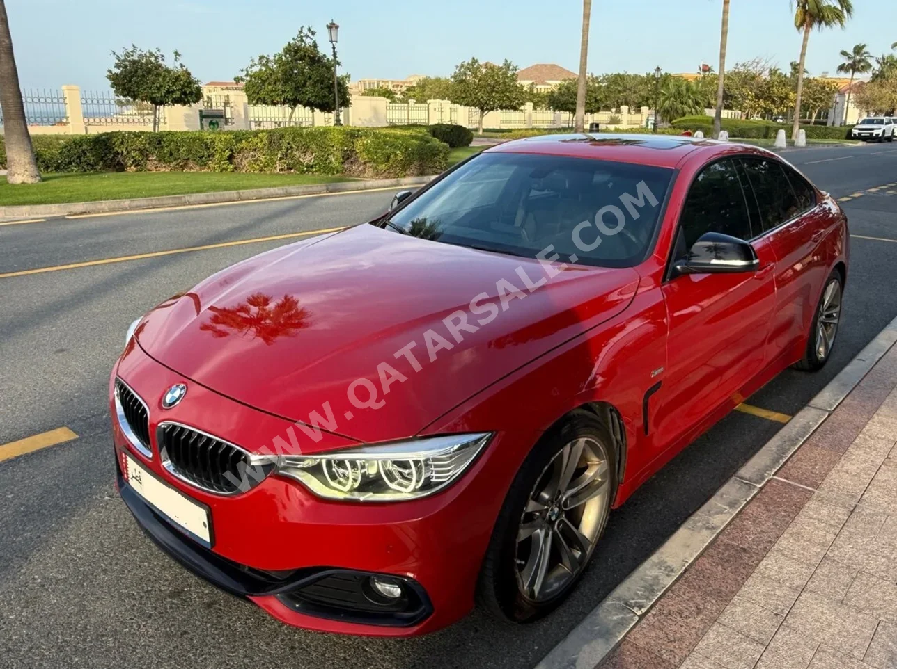 BMW 4-Series 420 I 2016 Automatic 170,000 Km 4 Cylinder Rear Wheel Drive (RWD) Sedan Red