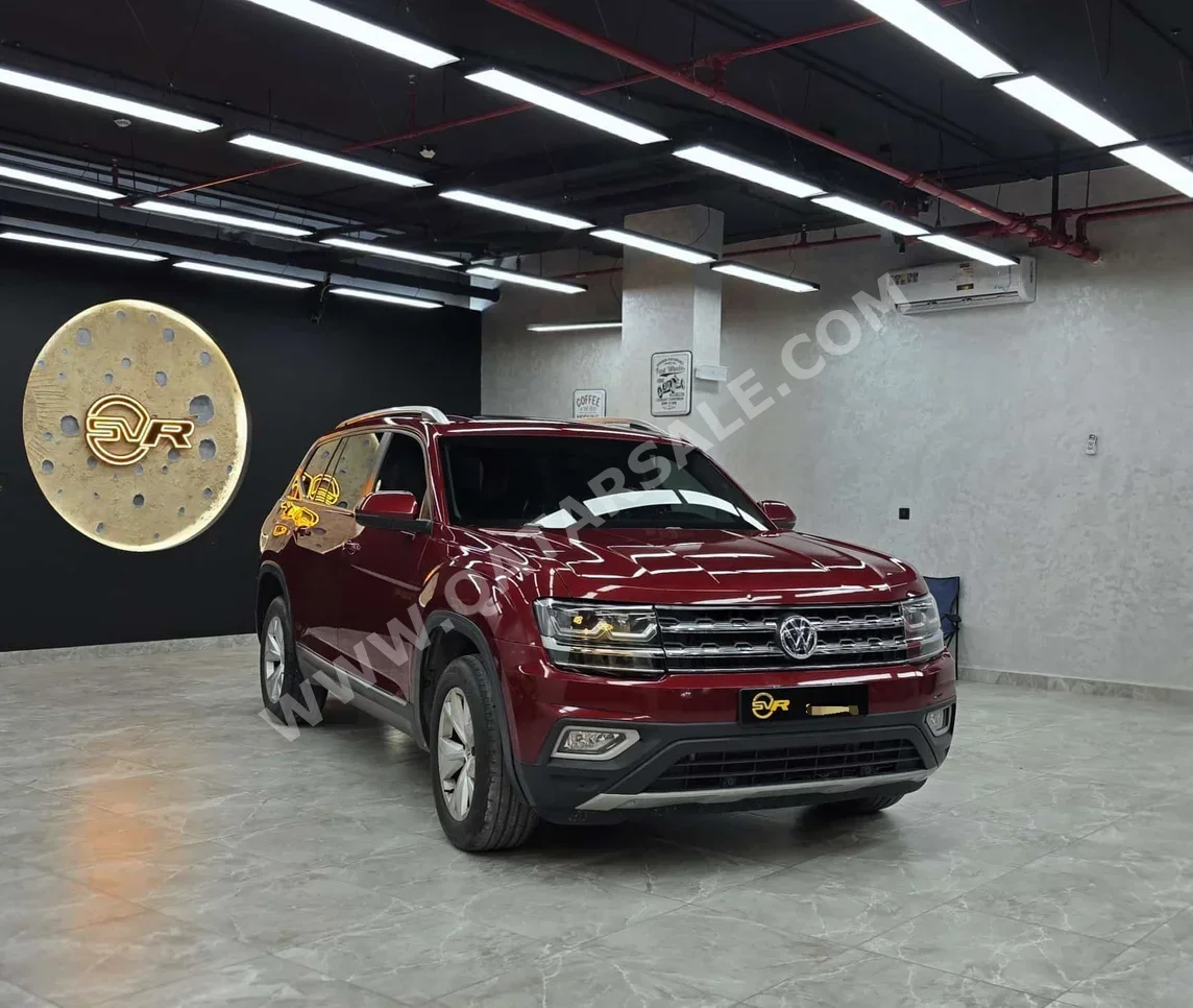 Volkswagen Teramont 2019 Automatic 200,000 Km 6 Cylinder Four Wheel Drive (4WD) SUV Maroon