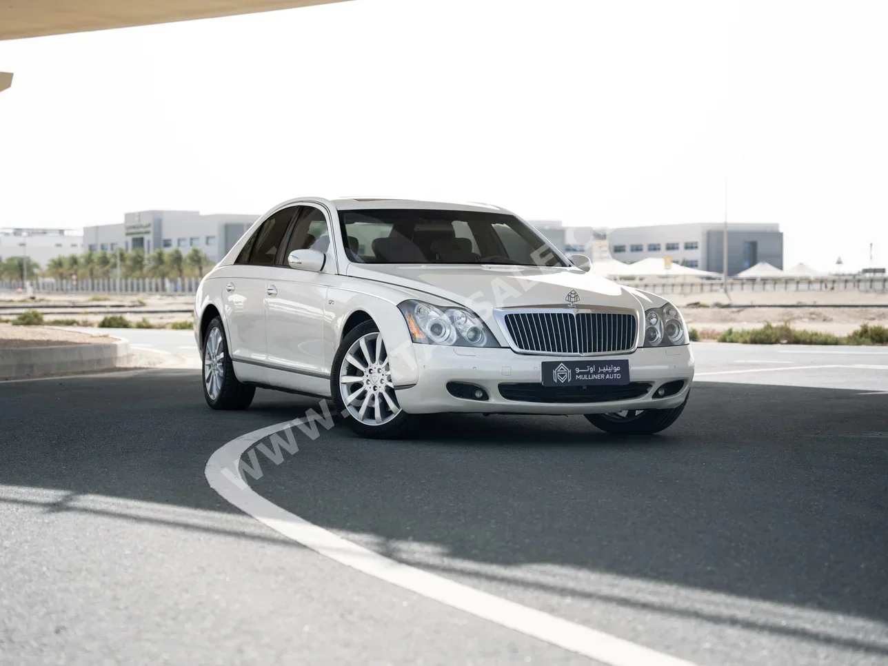 مرسيدس - بنز مايباخ 57 S 2008 اوتوماتيك 48,000 كم 12 سلندر دفع خلفي سيدان أبيض