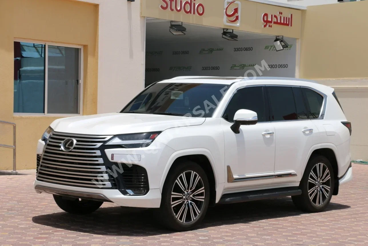 Lexus LX 600 Luxury 2024 Automatic 40,000 Km 6 Cylinder Four Wheel Drive (4WD) SUV White With Warranty