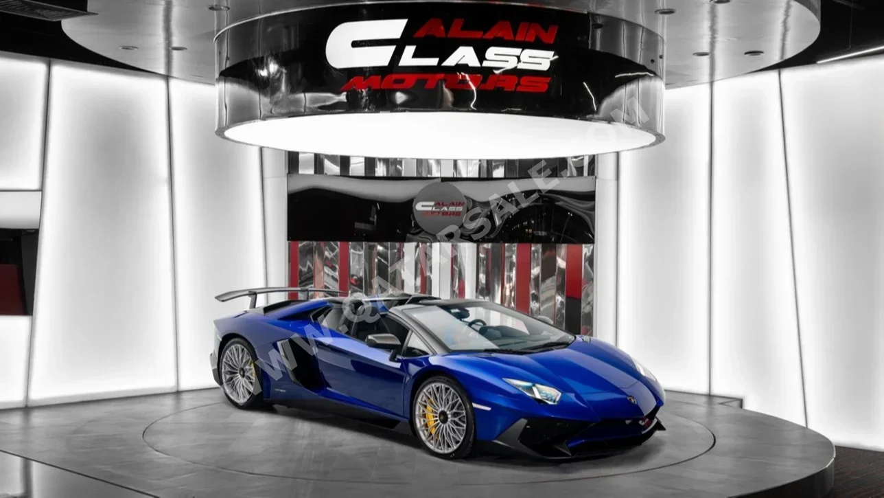 Lamborghini  Aventador  LP750 SV  2017  Automatic  3,606 Km  12 Cylinder  All Wheel Drive (AWD)  Convertible  Blue