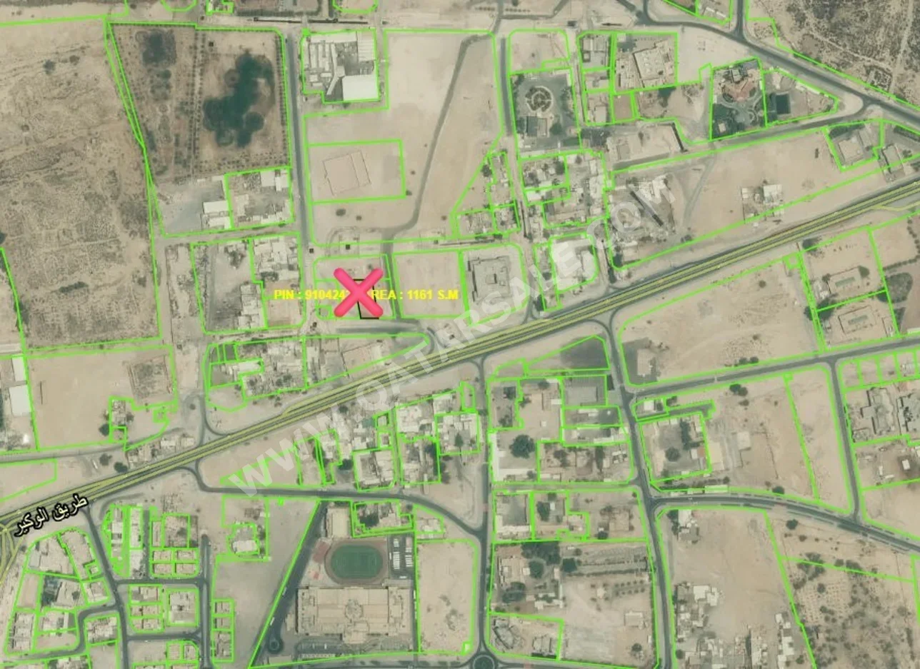 Lands For Sale in Al Wakrah - Al Wukair -Area Size 1,160 Square Meter