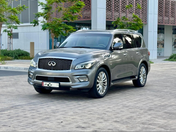 Infiniti  QX  80  2016  Automatic  108,000 Km  8 Cylinder  Four Wheel Drive (4WD)  SUV  Gray