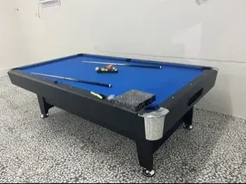 Black and Blue  Billiard Table