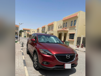 مازدا سي اكس 9 2015 اوتوماتيك 87,000 كم 6 سلندر دفع رباعي اس يو في أحمر تحت الضمان
