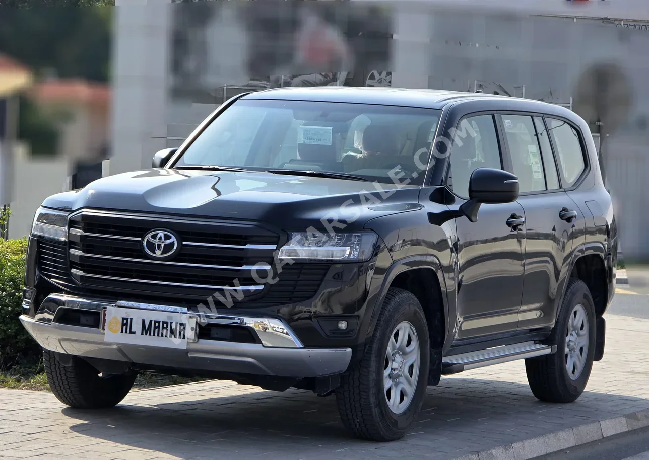 Toyota  Land Cruiser  GX  2025  Automatic  45,000 Km  6 Cylinder  Four Wheel Drive (4WD)  SUV  Black  With Warranty