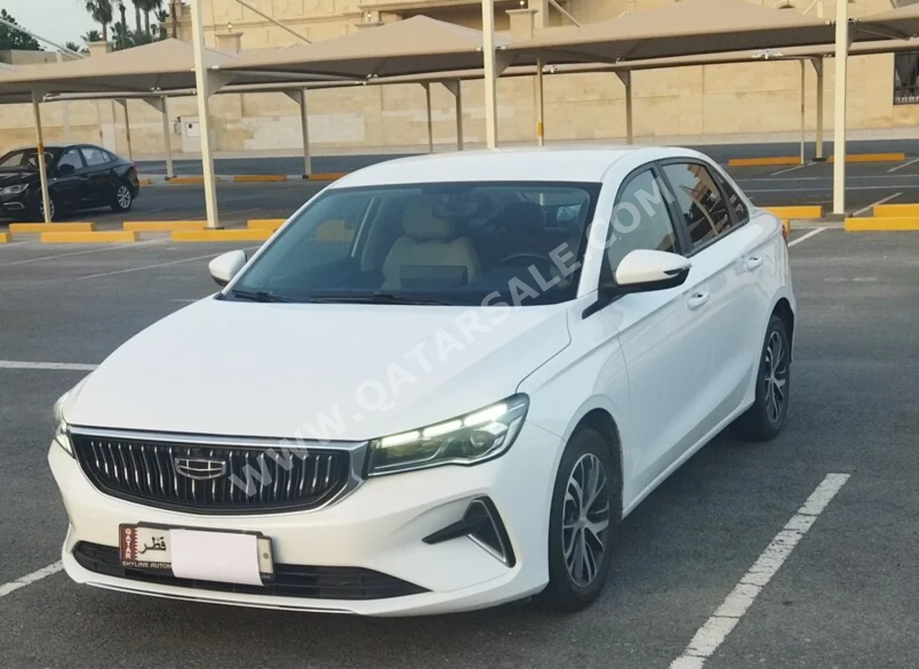 Geely  Emgrand  2024  Automatic  62,000 Km  4 Cylinder  Front Wheel Drive (FWD)  Sedan  White