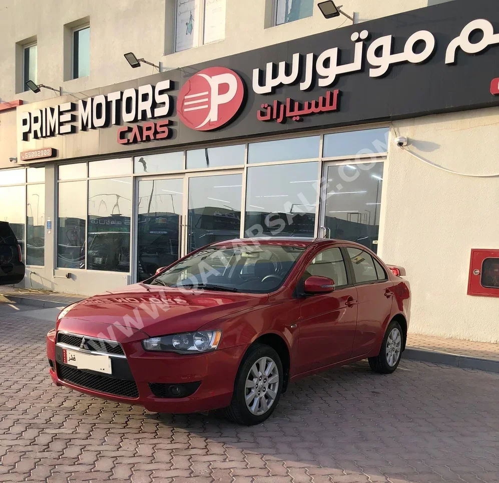 Mitsubishi Lancer GLS 2016 Automatic 182,700 Km 4 Cylinder Front Wheel Drive (FWD) Sedan Red