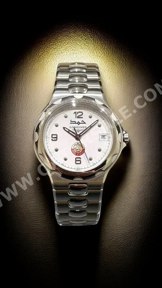 Watches - Longines - Quartz Watch - White - Unisex Watches