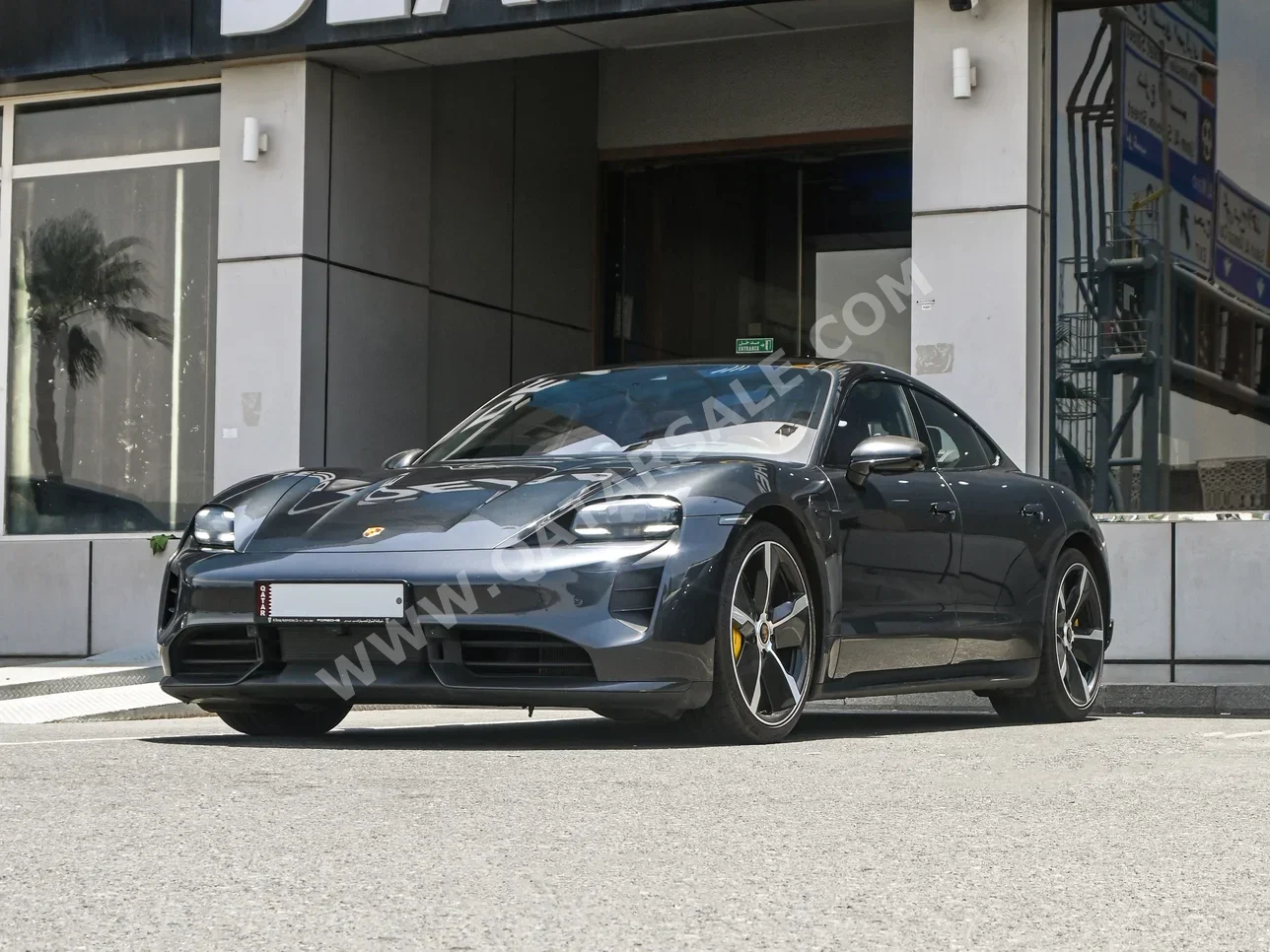 Porsche Taycan Turbo S 2021 Automatic 53,000 Km 0 Cylinder All Wheel Drive (AWD) Sedan Dark Gray
