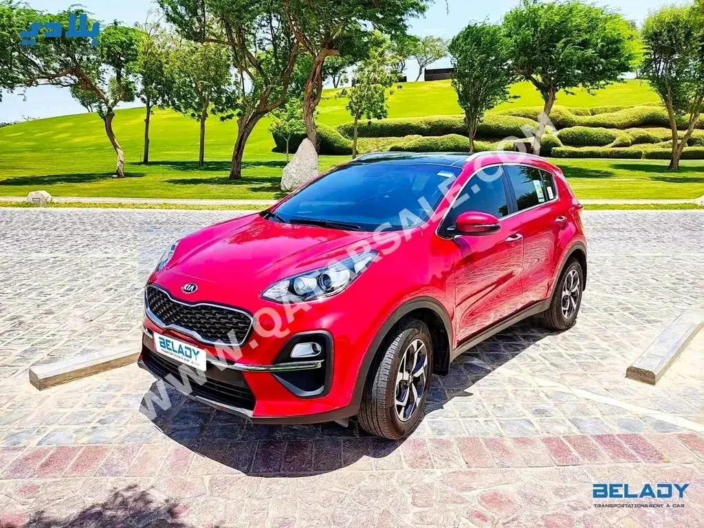 Kia  Sportage  4 Cylinder  SUV 2x4  Red  2021