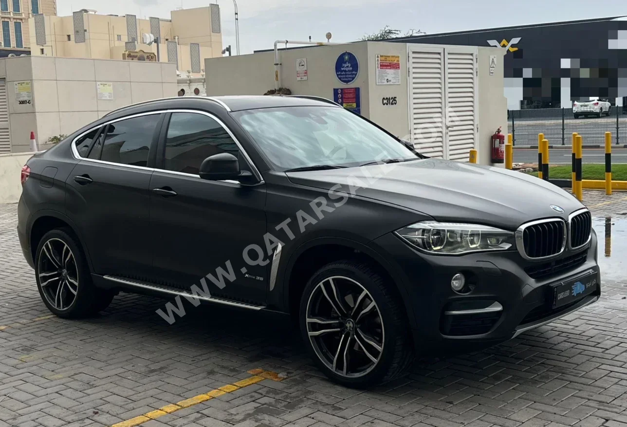 BMW  X-Series  X6  2016  Automatic  34,000 Km  6 Cylinder  Four Wheel Drive (4WD)  SUV  Black