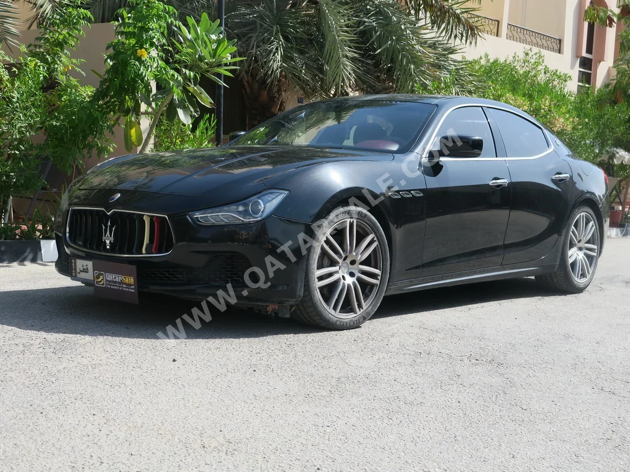 Maserati  Ghibli  S  2014  Automatic  180,000 Km  6 Cylinder  Rear Wheel Drive (RWD)  Sedan  Black