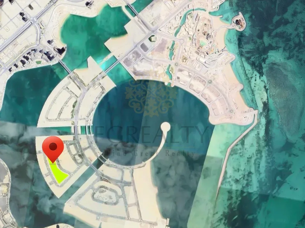 Lands For Sale in Lusail - Qetaifan Islands South -Area Size 1,552 Square Meter