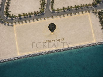 Lands For Sale  in Lusail  - Qetaifan Islands South  -Area Size 3,990 Square Meter