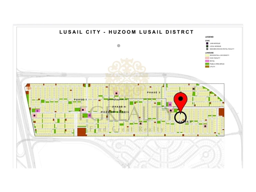Lands For Sale  in Al Daayen  - Sumaysimah  -Area Size 555 Square Meter