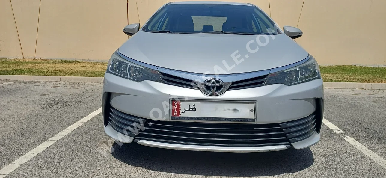 Toyota Corolla XLI 2017 Automatic 144,652 Km 4 Cylinder Front Wheel Drive (FWD) Sedan Silver