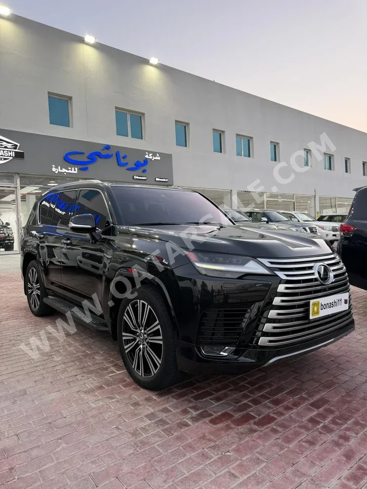 Lexus  LX  600 Luxury  2023  Automatic  63,000 Km  6 Cylinder  Four Wheel Drive (4WD)  SUV  Black  With Warranty