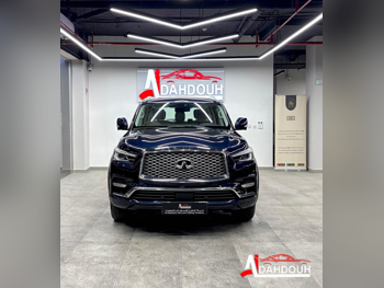 Infiniti  QX  80  2018  Automatic  140,000 Km  8 Cylinder  Four Wheel Drive (4WD)  SUV  Blue