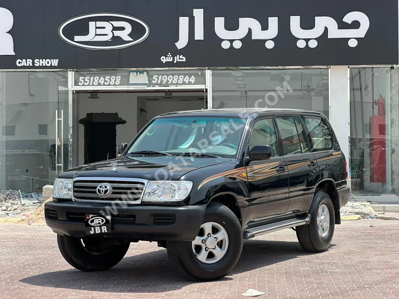 تويوتا لاند كروزر جي اكس 2006 عادي 92,000 كم 6 سلندر دفع رباعي اس يو في أسود