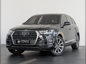 Audi  Q7  45 TFSI Quattro  2018  Automatic  99,500 Km  6 Cylinder  All Wheel Drive (AWD)  SUV  Black