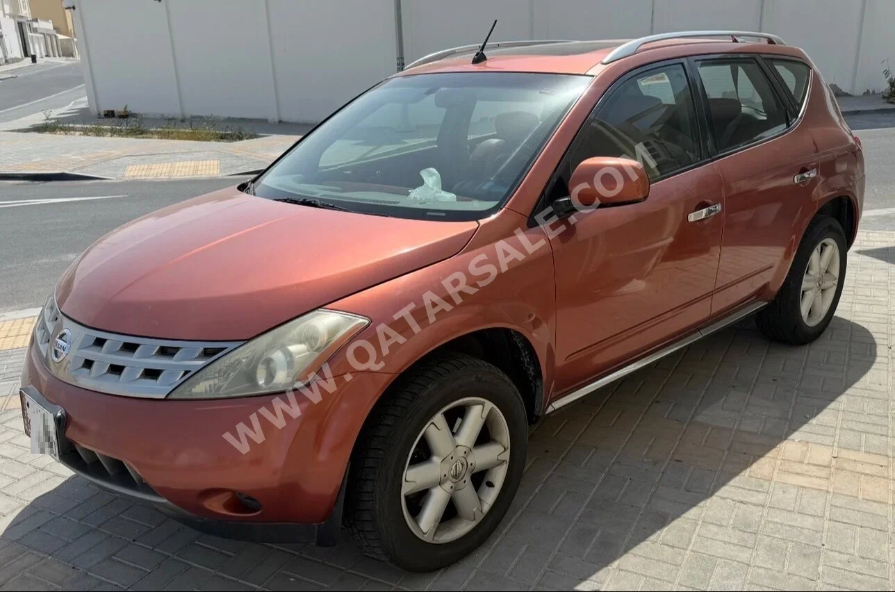 Nissan Murano SL 2008 Automatic 206,803 Km 6 Cylinder Four Wheel Drive (4WD) SUV Orange