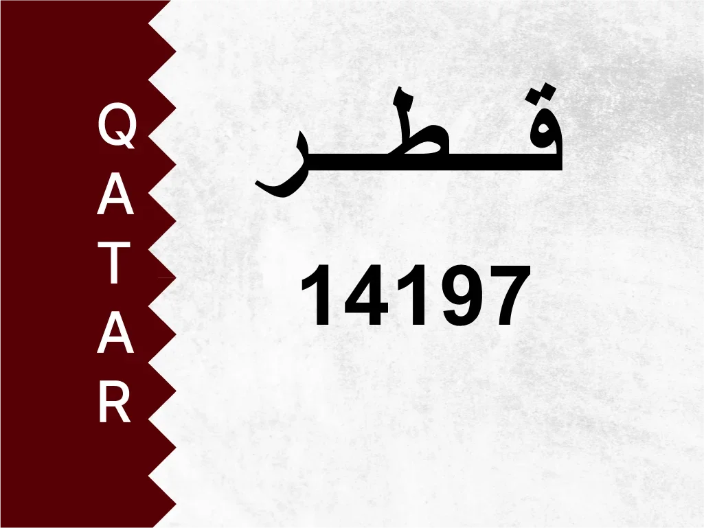 رقم خاص 14197 رقم مميز